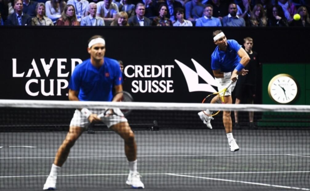 GALERÍA: El adiós de Roger Federer junto a Rafael Nadal