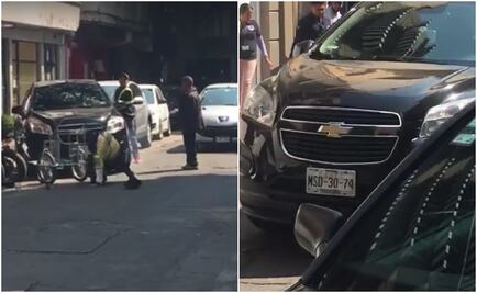 Video. Embiste a mujer policía por evitar la "araña"