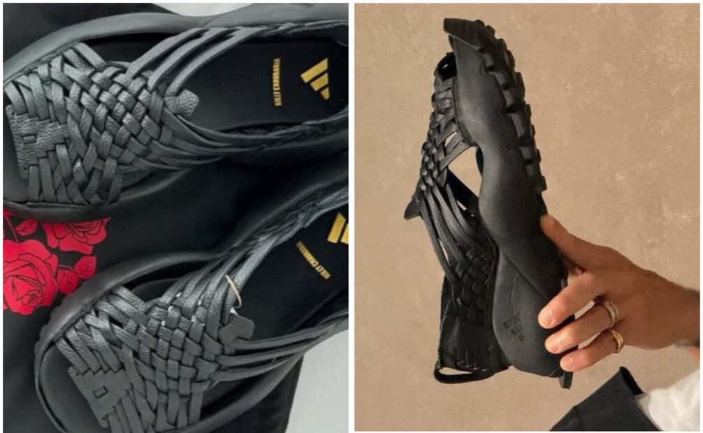 Así es el polémico modelo de calzado "Oaxaca Slip On" del diseñador Willy Chavarría en colaboración con la marca Adidas. Foto: Archivo EL UNIVERSAL