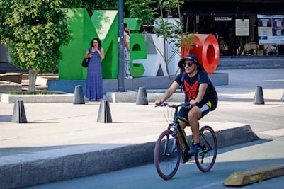 Aumentan viajes en bicicleta  en la Ciudad de México