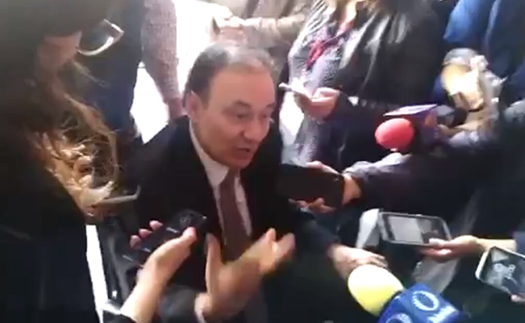 El titular de la SSPC, Alfonso Durazo. Foto: Captura de pantalla