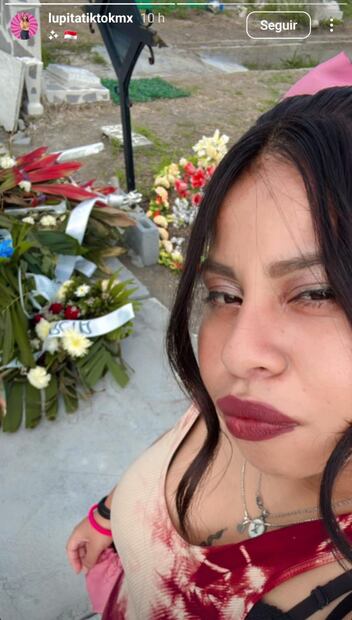 La influencer rompe el silencio tras semanas de ausencia compartiendo una foto junto a la tumba de su bebé fallecida en Monterrey.
Foto: Captura de pantalla en Instagram