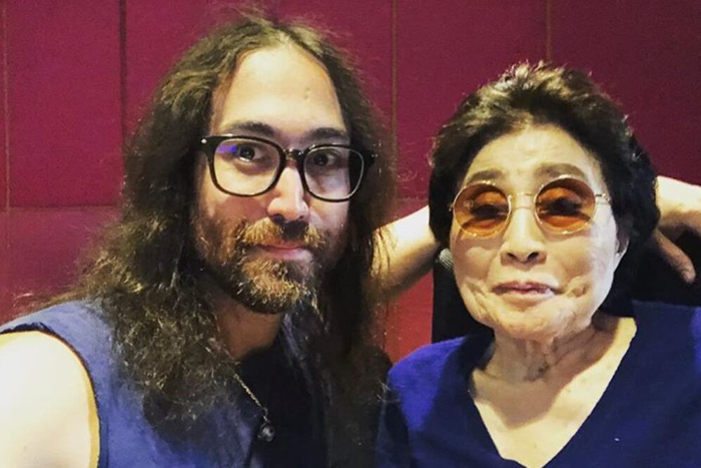 Yoko Ono y Sean Lennon. Foto: Captura Instagram