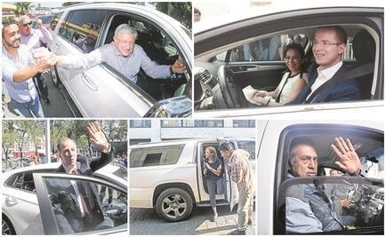 Híbridos, camionetas y un Jetta: así son los autos de los presidenciables