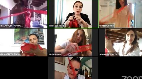 Personajes femeninos de Shakespeare, a escena durante pandemia