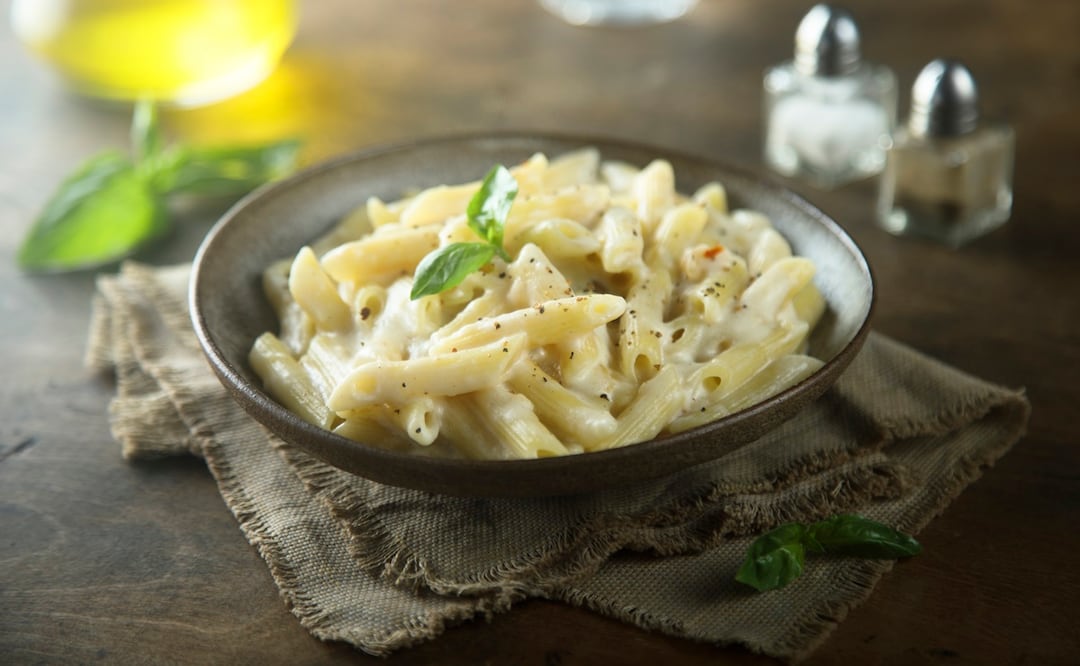 Receta de macarrones a los tres quesos. Foto: iStock