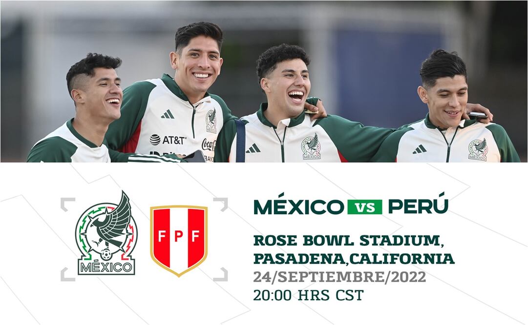 México vs Perú ¿A qué hora y dónde ver el partido en vivo? / FOTO: ESPECIAL