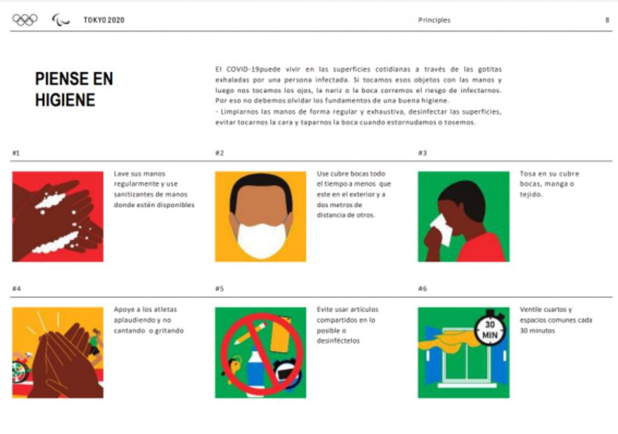 Conoce el manual para atletas que participarán en los Juegos Olímpicos de Tokio