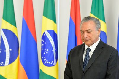 Michel Temer no irá a ceremonia de clausura de JO de Río