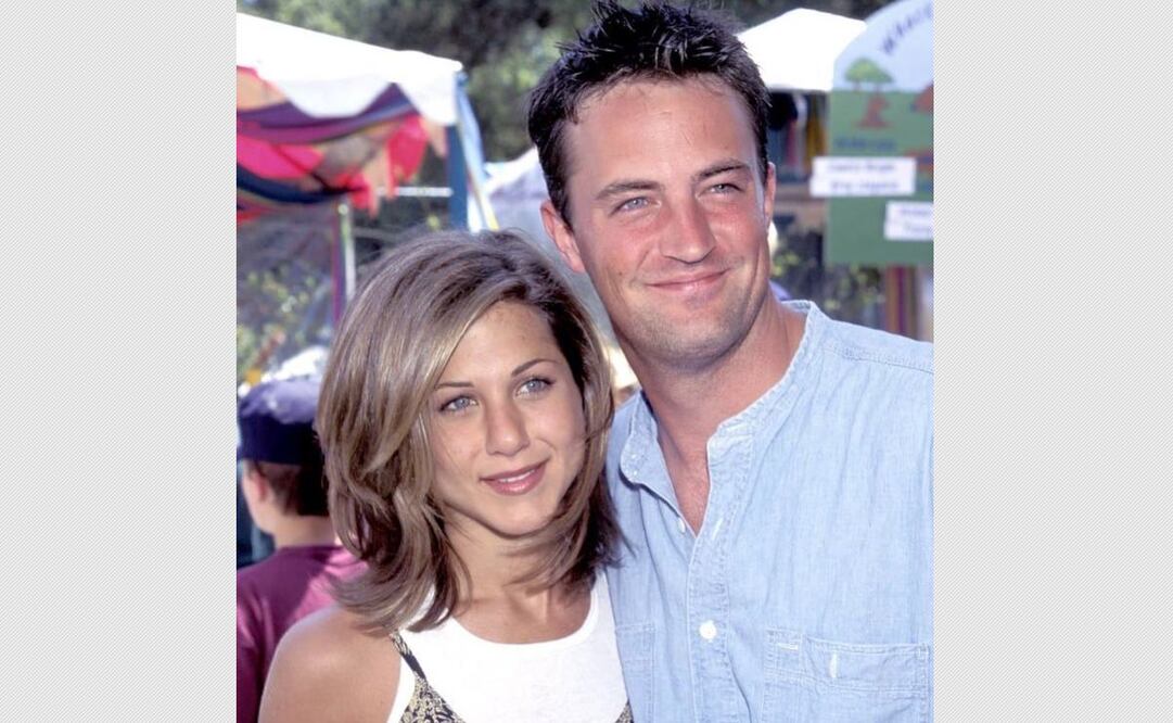 Jennifer Aniston tenía una estrecha amistad con Matthew Perry. Esta foto la compartió el actor en sus redes en un cumpleaños de la actriz.
