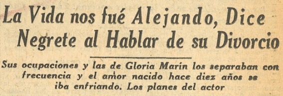 Jorge Negrete y Gloria Marín, la historia de un gran amor