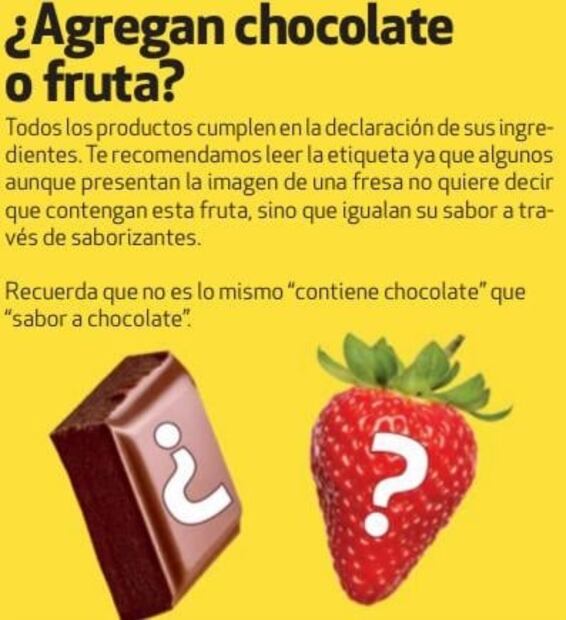 Las "lechitas" que no tienen leche y fruta, además de contener más azúcar y grasa, según Profeco