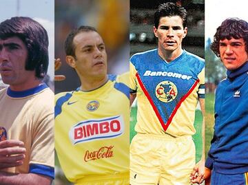 América y sus ídolos en 103 años