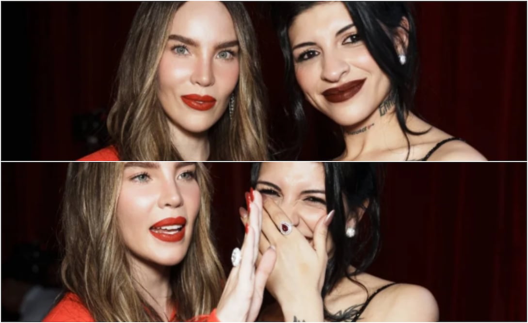 Belinda y Cazzu, reunidas en el "GQ Men of the Year".
Fotos: Instagram