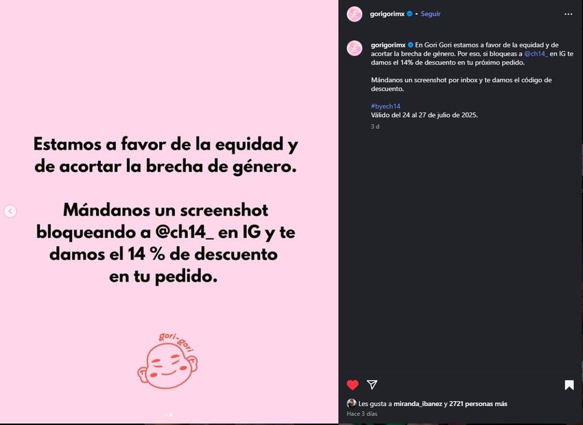 La campaña de un restaurante de ramen en la Ciudad de México ha causado revuelo en redes sociales: ofrece un 14% de descuento a quienes bloqueen en Instagram a Javier “Chicharito” Hernández.
Foto: Captura de pantalla en Instagram