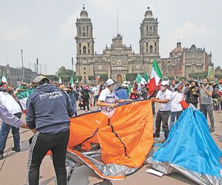 Permite juez a Frenaaa llegar al Zócalo