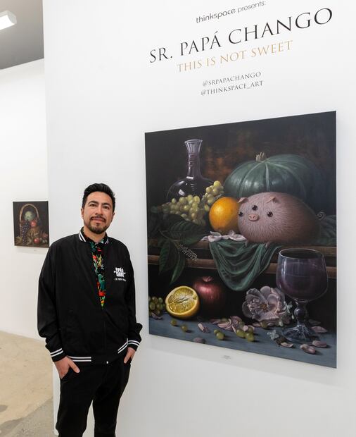 Jair Meza expuso su obra en la galería Thinkspace, en Los Ángeles, California. Imagen: Cortesía.