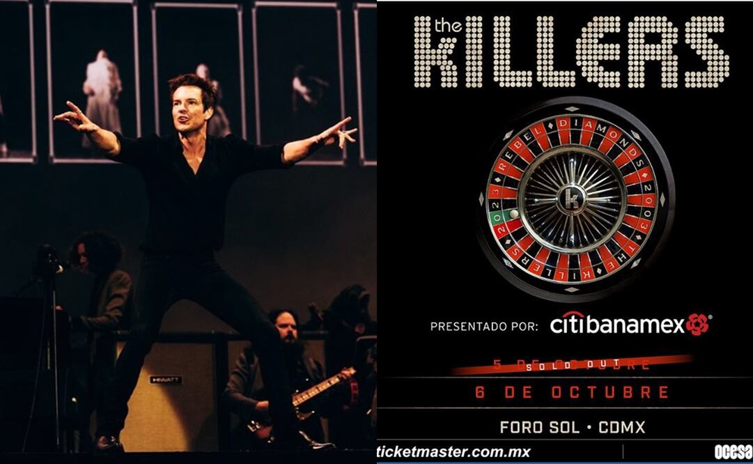 La banda estadounidense The Killers acaba de anuencia una nueva fecha en México.
Fotos: Instagram y X