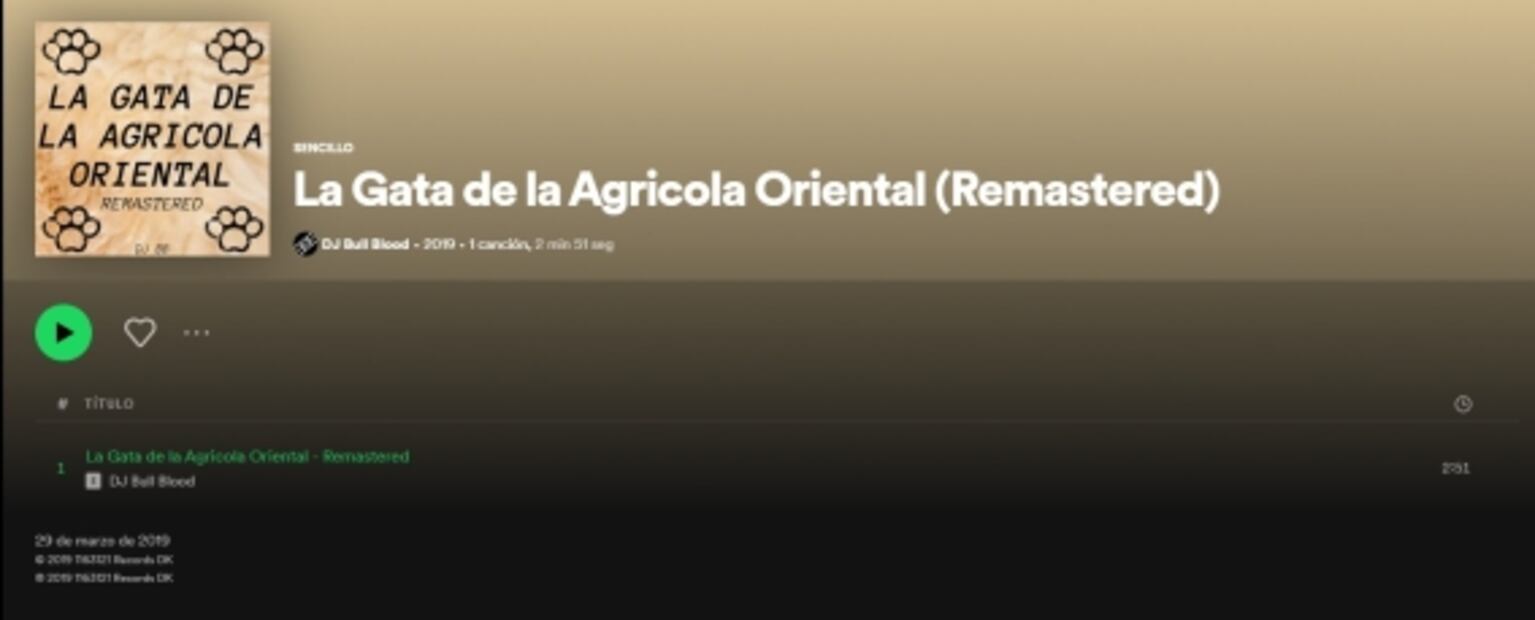 ¿Por qué bajaron otra canción de Bellakath de Spotify?