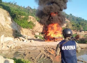 Incineran tres toneladas de cocaína incautadas en Acapulco; FGR verificó destrucción de la droga