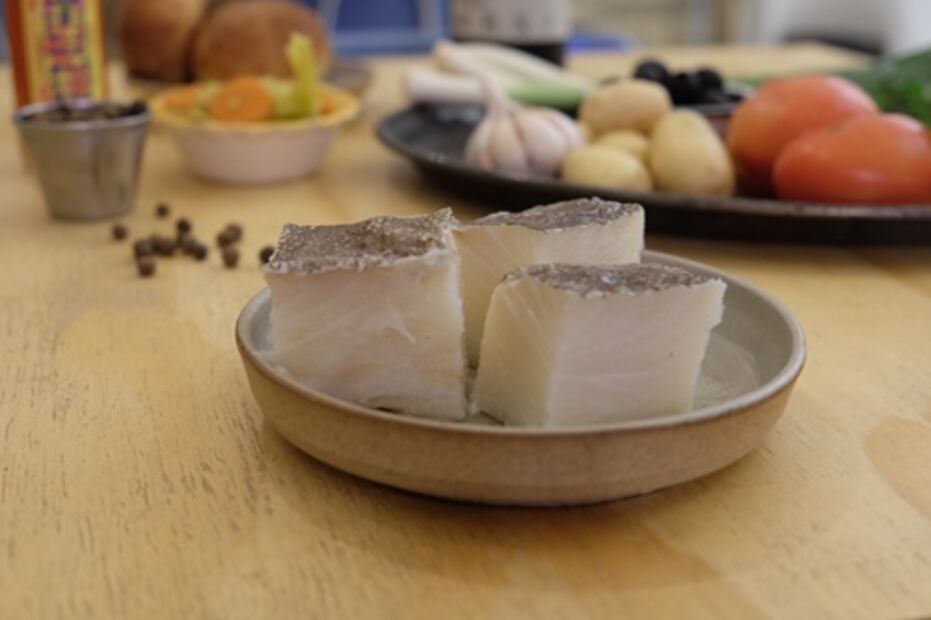 Prepara un rico bacalao con vermut