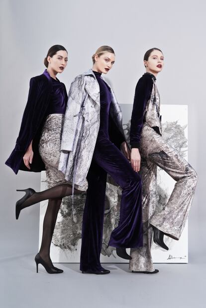 Benito Santos convierte obras de arte en lujosas prendas