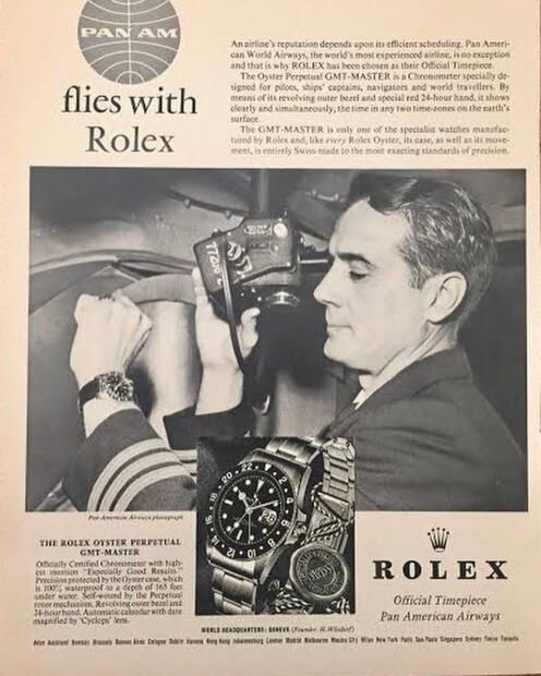 Pan American y Rolex