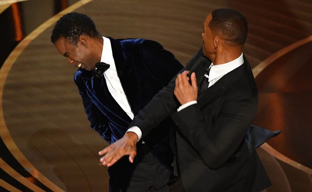 Will Smith golpeó a Chris Rock en los Premios Oscar - FOTO: AFP