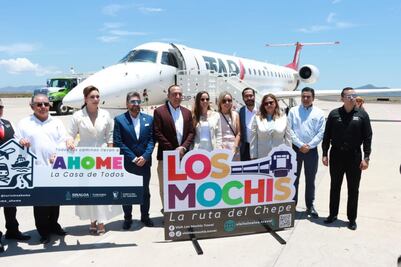 Sinaloa estrena ruta aérea; habrá vuelos de Los Mochis a Chihuahua y a La Paz
