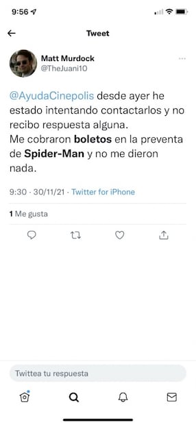 Hasta en 20 mil pesos los boletos para ver "Spider-Man: No Way Home" en reventa