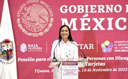 Secretaría del Bienestar entrega vales del Programa de Apoyo de Rehabilitación para niños con discapacidad