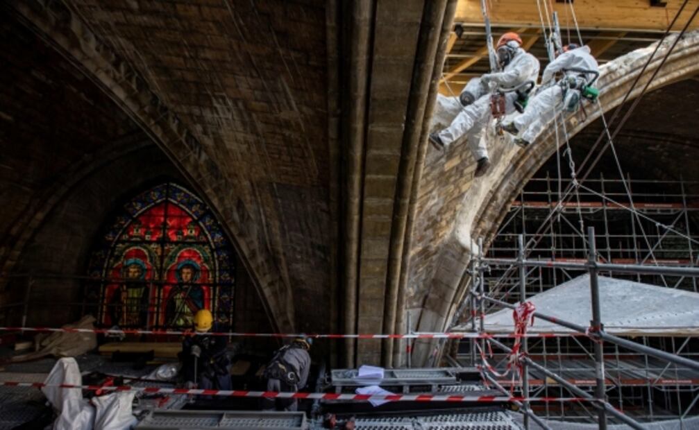 A dos años del incendio, se mantiene el objetivo de terminar reconstrucción de Notre Dame para 2024