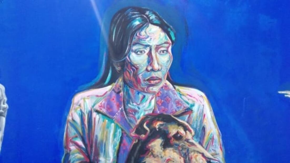 Pintan murales alusivos a ROMA en Bordo de Xochiaca