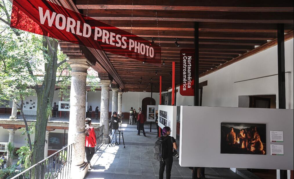 Imagen del World Press Photo (WPP) 2025 que se inauguró en el Museo Franz Mayer de la Ciudad de México, el 30 de julio de 2025. Foto: Gabriel Pano/EL UNIVERSAL