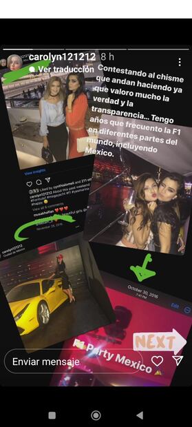 Nuera de AMLO confirma que sí fueron a Fórmula 1, pero con cortesías gratis