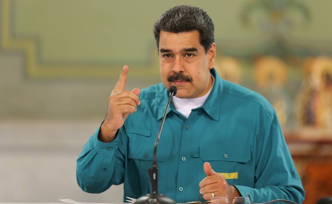 El presidente venezolano, Nicolás Maduro, desde Caracas (Foto: AFP)