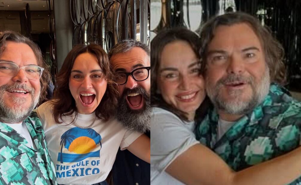 Ana de la Reguera y Jack Black. Foto: Instagram oficial.