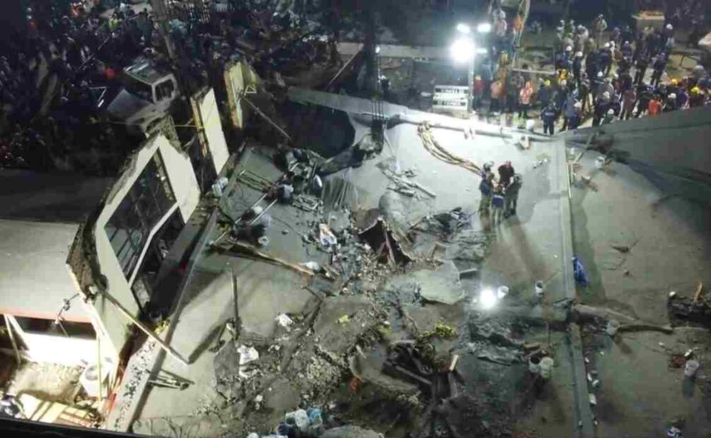 Labores de rescate tras derrumbe de Iglesia en Tamaulipas. Foto: Captura de pantalla