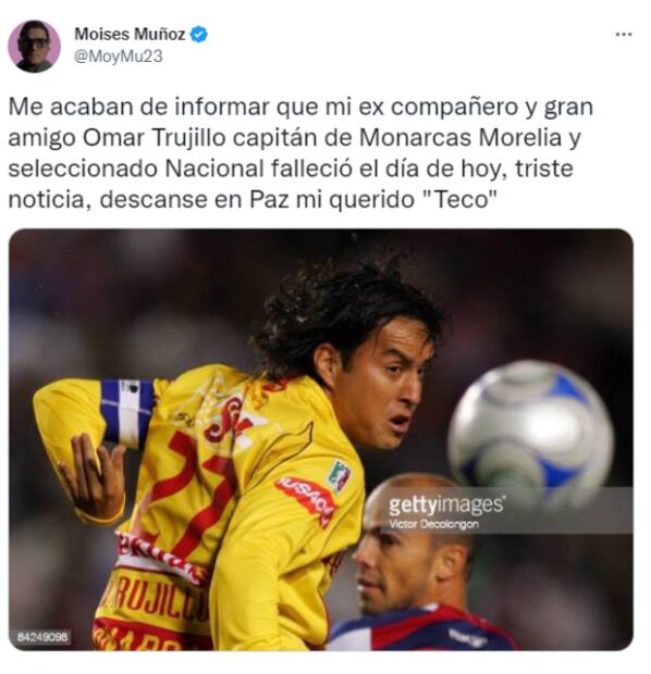 Fallece Omar Trujillo, exjugador histórico de Monarcas Morelia