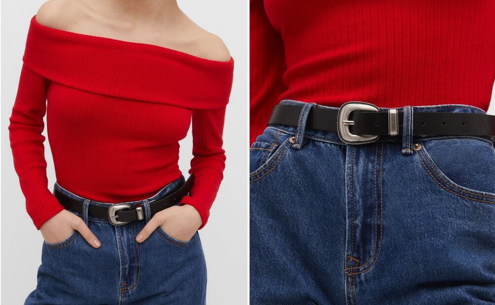 Los cinturones son los mejores para acentuar esta parte del cuerpo. Foto: Stradivarius