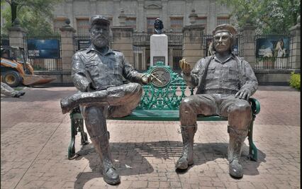 Piden a Contraloría de CDMX investigar retiro de escultura de Fidel Castro y “El Che” en la colonia Tabacalera