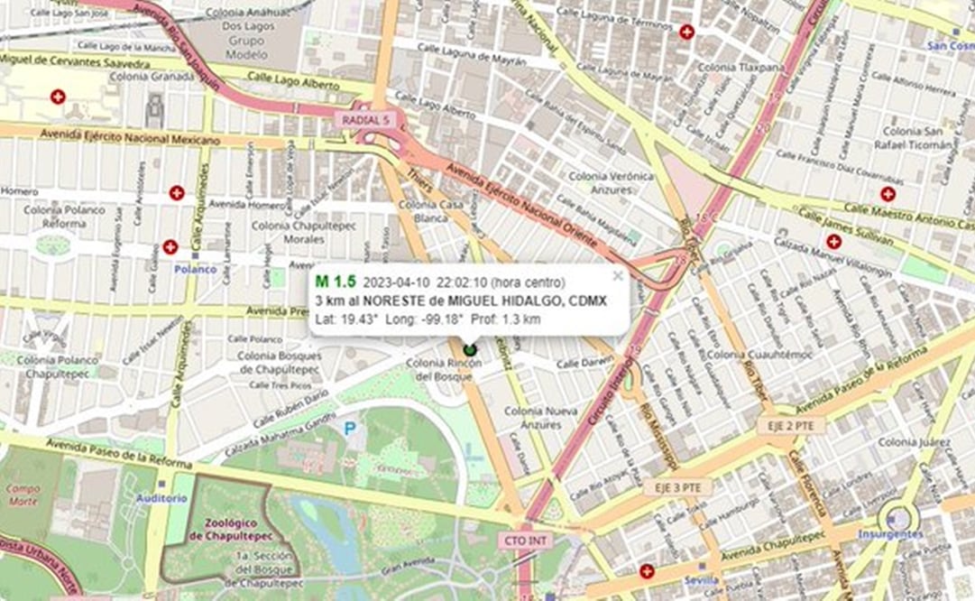 Suman 60 microsismos en CDMX en 2023: investigador. Foto: @SkyAlertMx