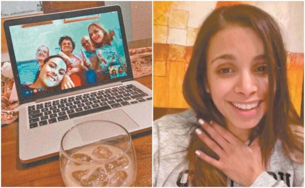 Separados. ”No poder ver a mi mamá en esta fecha es triste”