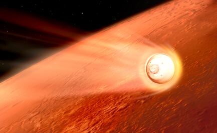 Los "siete minutos de terror" del aterrizaje de la NASA en Marte