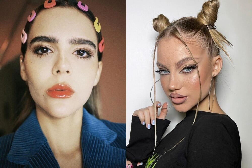 Los peinados Y2K serán tendencia en primavera.  Foto: Instagram @yuyacts / @murmyaaau 