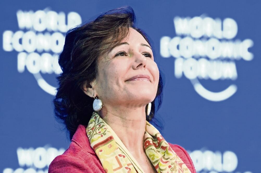 Mensaje. La presidenta de Santander, Ana Botín, señaló: “La reforma pendiente, la que no puede esperar, es la de la educación”. (Archivo. EL UNIVERSAL)
