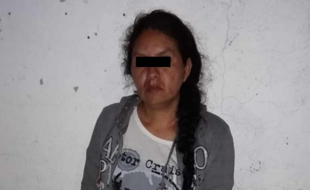 Mujer que presuntamente robó a bebé en Naucalpan. Foto: Fiscalía Edomex 