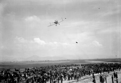 El olvidado "show" aéreo de Balbuena