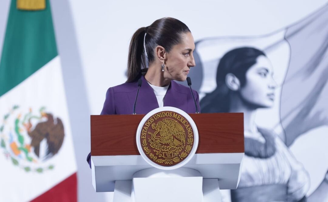 Conferencia de prensa mañanera de Claudia Sheinbaum Pardo en Palacio Nacional el 4 de marzo de 2025. Foto: Fernanda Rojas/ EL UNIVERSAL