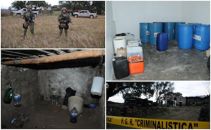 Desmantelan dos narcolaboratorios en Otumba 